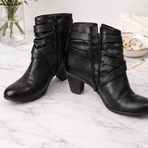 Levity Black Ankle Booties